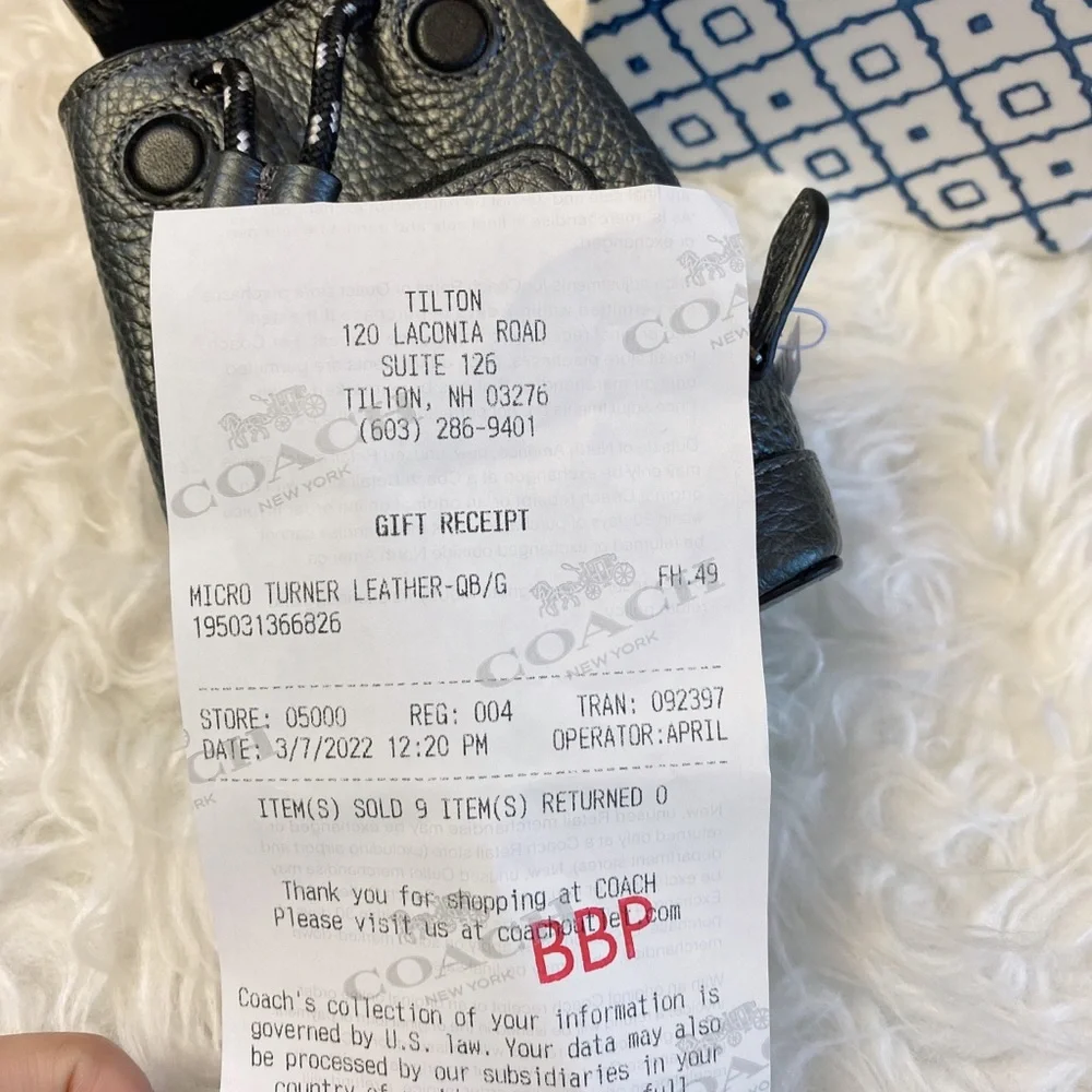 Coach Micro Turner Key Fob - Picture 7 of 7